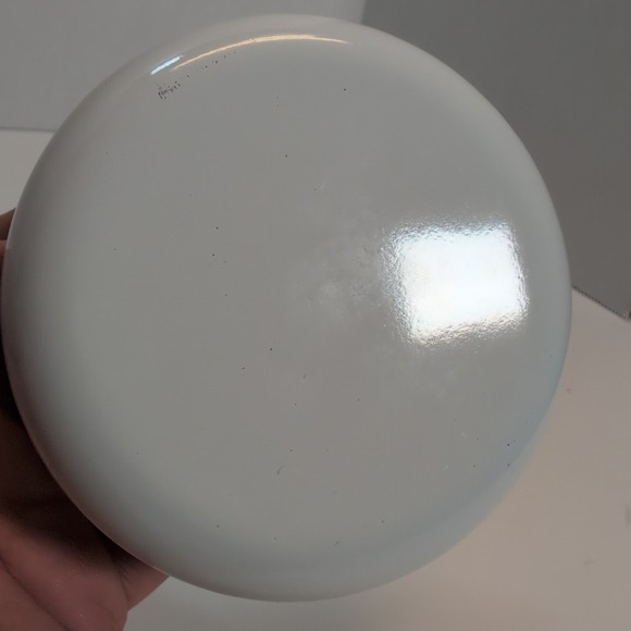 Vintage Christmas Enamel Nesting Storage Bowls - Set Of - 5 Great Condition - Picture 10 of 10